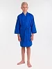 Детский вафельный халат / васильковый №1