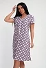 Женский халат на молнии Моника / Кофе №17