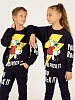 Детская толстовка "Анимашка" / Тёмно-синий арт. дф246тс