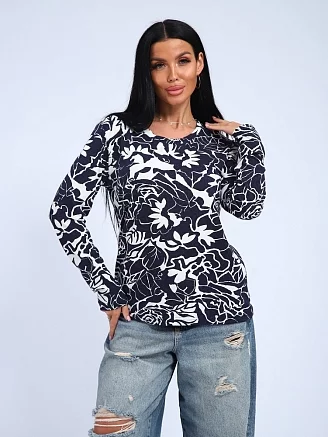 Женский джемпер "Джесси" джерси / Роза