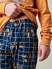 Детская пижама "Дрема" длинный рукав / Оранжевый №3
