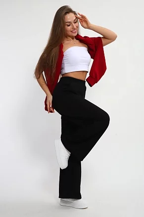 Женские брюки Палаццо 85556 / черный