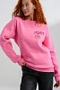 Женский свитшот 8572 / розовый+сладко №4