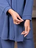 Женский костюм-тройка с брюками мод.2243 / Индиго №6