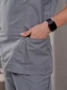 Костюм медицинский мужской М-173 Тиси / графит №13