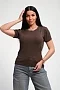 Женская футболка 35351 / шоколад