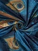 Пододеяльник бязь люкс (на молнии) / Перо павлина №4
