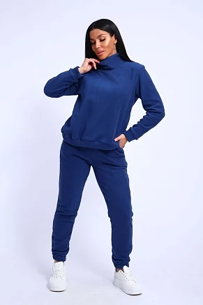 Женский костюм с брюками 35355 / васильковый
