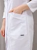Халат медицинский женский М-073 Тиси / белый №9