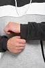 Мужская толстовка с капюшоном 17529 / серый №6