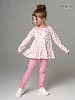 Детский костюм с легинсами Алиса / розовые тюльпанчики, кэнди