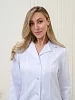 Халат медицинский женский М-014 Элит-145/Стрейч / белый №6