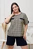 Женский костюм с шортами 8465 / меандр №7