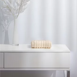 Салфетка махровая "Soft Silver" / 30/30 Экрю (тубус)