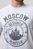 Мужская футболка 8503/1 / серый+Москва №5