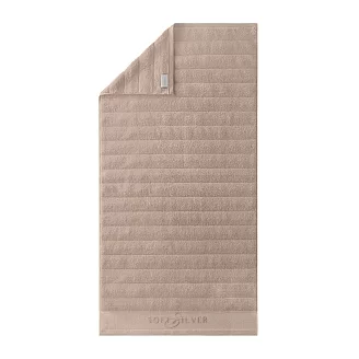 Полотенце махровое 550 гр/м2 "Soft Silver" / 70/140 Песчаный берег