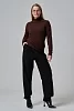 Женская водолазка 14648У / шоколад №6