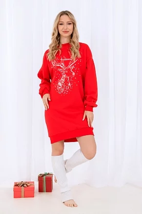 Женская туника 21554 / красный