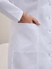 Халат медицинский женский М-051 Тиси / белый/серый №2