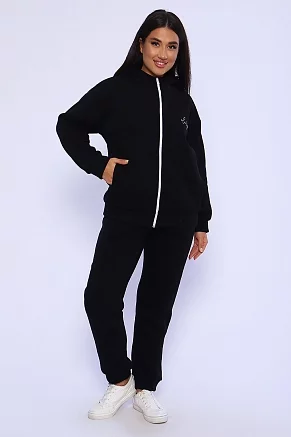 Женский костюм с брюками 85014 / черный