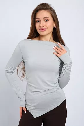 Женский лонгслив 83904 / серый