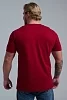 Мужская футболка 8581 / бордо+Д мороз с гитарой №11