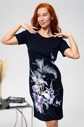 Женская туника 67157 / ирисы
