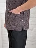 Рубашка медицинская мужская М-286 Поплин / т.клетка №3