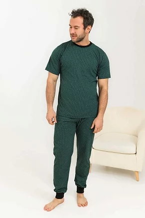 Мужской костюм с брюками 21534 / черный