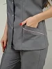 Костюм медицинский женский М-119 Тиси / розовый/графит №2