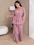 Женский костюм с брюками мод.2123/4 / Розовая пудра
