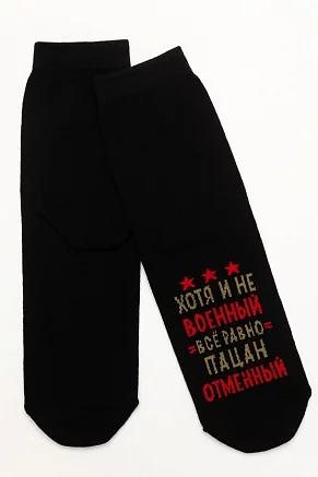 Носки мужские стандарт Отменный / черный