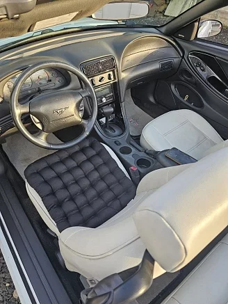 Подушка автомобильная на сиденье "АВТО-БИО" 50x45 / черная