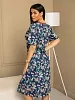 Женский халат мод.1781/7 / Темно-синий №1