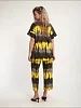 Женский костюм с брюками "Марта" (кружево) / Желтый №10