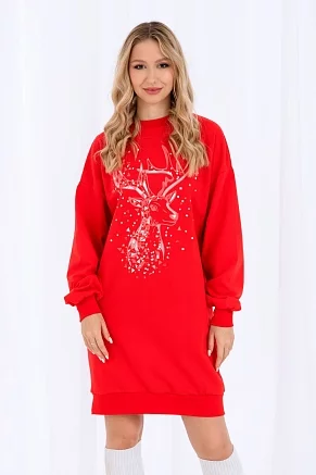 Женская туника 21554 / красный