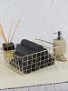 Набор махровых салфеток 10 шт 30x30 / темно-серый №3