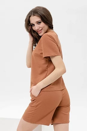 Женский костюм 20668 / коричневый