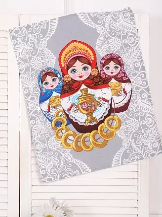 Полотенце кухонное рогожка купон / В ассортименте