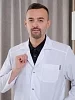 Халат медицинский мужской М-015 Тиси / белый №12