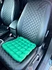 Подушка автомобильная на сиденье "АВТО-БИО" 40x40 / зеленая