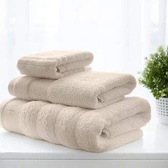 Набор махровых полотенец "Soft Silver" / Экрю
