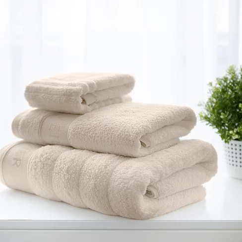 Набор махровых полотенец "Soft Silver" / Экрю