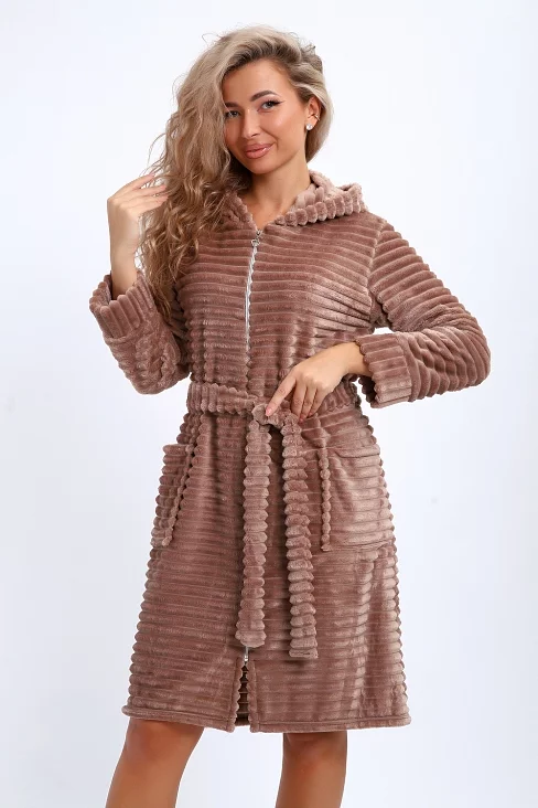Халат женский 5718 / кофе