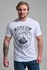 Мужская футболка 8503/1 / белый+Москва №3