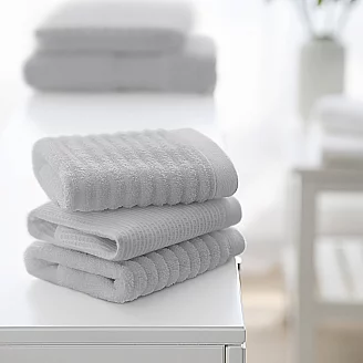 Набор махровых салфеток "Soft Silver" / Благородное серебро