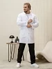 Халат медицинский мужской М-053 Элит-145 / белый №5