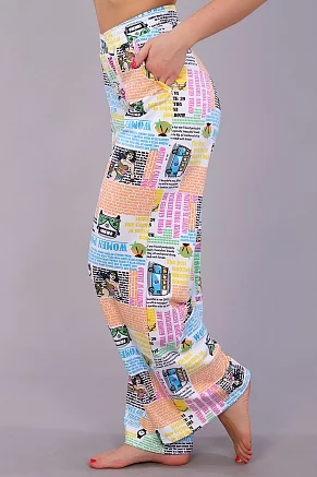 Женские брюки 15321 / газета