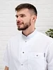 Костюм медицинский мужской М-146 Тиси / белый+графит №6