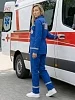 Костюм женский скорая помощь М-103-Y1 Элит-145/Стрейч / василек №3